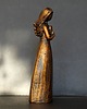 figurki i rzeźby Rzeźba złoty Anioł ze złotym sercem wys. 13 cm 5