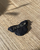 broszki Broszka UNIKAT - ręcznie haftowany, czerwony motyl 6