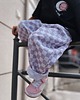 spodnie dla chłopców Baggy muślinowe checkered lilac 5