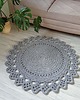 dywany Dywan ze sznurka bawełnianego szydełkowy 110cm 1