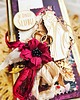 kartki scrapbooking Ślub w burgundzie - kartka okolicznościowa 1