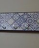 wieszaki Drewniany wieszak na klucze w stylu azulejo 6