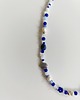 chokery Granatowy naszyjnik lapis lazuli hematyt muszelka lato choker 1