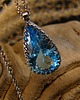 wisiory Naszyjnik Amulet Mocy - Topaz Swiss Blue Srebro 4