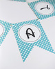 akcesoria dziecięce - różne Girlanda personalizowana miętowe groszki 2