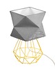 lampy stołowe Lampka nocna, stołowa abażur DIAMENT 6