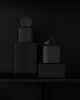 świeczniki i świece Serenity Graphite Black - świeca z czarnej porcelany 1