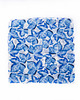 apaszki Apaszka Jedwabna Blue Leaves 1