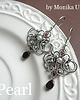 kolczyki wire wrapping Fuksja 1
