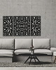 inne DEKORACYJNY TRYPTYK AŻUROWY, KWIATOWA ORNAMENTYKA, DEKORACJA ŚCIENNA 3D, 80 x 3
