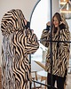 bluza z kapturem damska Bluza oversize Nina zebra 6
