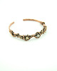 bransoletki wire wrapping Miedziana bransoleta mankietowa z cytrynem 7