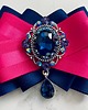 broszki Brosza  z niesamowitym granatowym kryształem    NEW 2