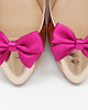 klipsy do butów Kokardki Classic Fuchsia- klipsy do butów Coquet 1