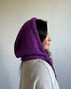 czapki damskie Balaclava fiolet 1