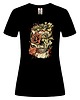 t-shirt damskie Koszulka damska organiczna Flower skull 1