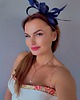 fascynatory Fascynator ślubny  YATI GRANAT /inne kolory 7