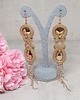 kolczyki soutache Beżowe kolczyki sutasz - kolekcja Glamour 2