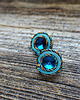kolczyki soutache Turkusowe kolczyki soutache 5