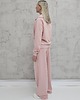komplety damskie Kissa wygodny komplet z rozpinaną bluzą  Powder Pink 2