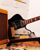 meble - inne Amp Stand Black Danish Cord - Drewniany stojak na wzmacniacz gitarowy 1
