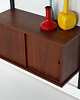 półki Regał systemowy tekowy, duński design, lata 60, produkcja: Dania 4