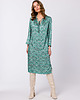 sukienki midi damskie Sukienka typu kaftan z wiązaniem przy szyi-model 1(S-338) 2