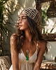 wisiory Boho /green rosette/ -  naszyjnik 1