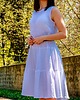 sukienki midi damskie Luźna sukienka z muślinu biała BOHO Lariko Studio 4