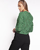 swetry damskie  Rozpinany sweter - SWE267 zielony MKM 2