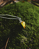 wisiory WAVES amber / silver necklace 3