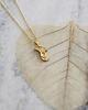 wisiory Mini amulet z lecącym smokiem złocone srebro 8
