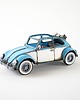 figurki i rzeźby Metalowy model Volkswagen Beetle, dekoracyjny samochód w stylu retro. 3