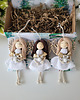dekoracje świąteczne Ozdoby świąteczne - 3szt Aniołki 1