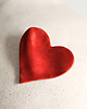 broszki Czerwone serducho, ceramiczna  broszka 3