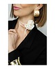 opaski do włosów Mini choker z jedwabiu 2