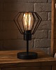 lampy stołowe Industrialna lampka stołowa do salonu z drucianym kloszem GALLE LOFT 1