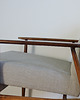 fotele Fotel Lisek PRL, Fotel 300-190, Po renowacji, Bawełniana tapicerka 3