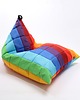 pufy do siedzenia Puf TĘCZA OVNI LONG patchwork OSKAR PEREK 2