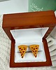 spinki do mankietów SPINKI DO MANKIETÓW koszuli mankietu pizza kawałek 3