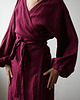 sukienki midi damskie Sukienka MUNA / burgundy 2
