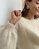 swetry damskie  Jedwabny sweter Crafted ecru 5