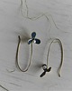 kolczyki wire wrapping Kolczyki-kwiaty 2