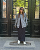 bluza bez kaptura damska Bluza Bomber grafit na zamek 4