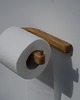 dodatki - łazienka - różne Drewniany uchwyt na papier toaletowy 2