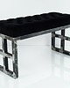 ławki Ławka Metalowa Loft Siedzisko Pikowane Czarny LPM-17 1