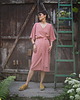 sukienki midi damskie Sukienka LIVIV /peach 1