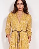 sukienki midi damskie BEAST sukienka creamy yellow 1
