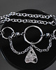 chokery Choker tabliczka ouija * stal nierdzewna * witchcore * goth * 3