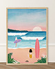 plakaty Plakat Surferki na plaży 1